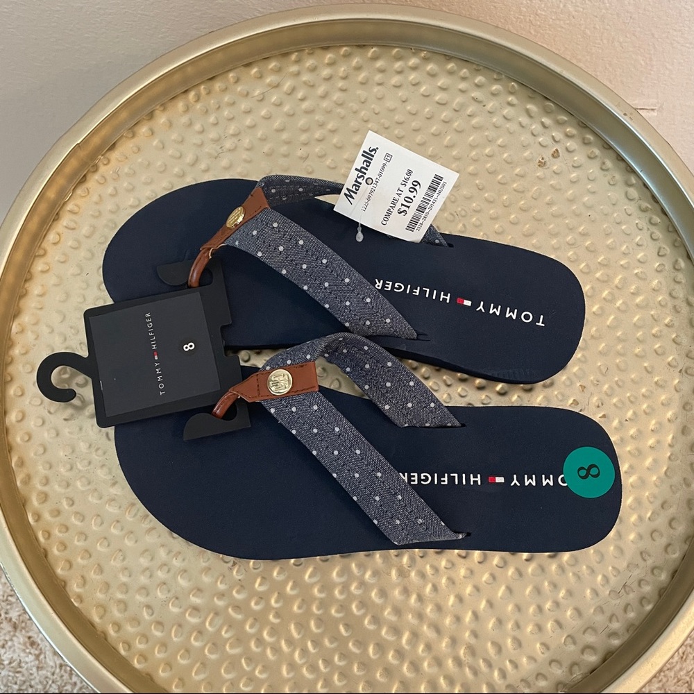 NWT Tommy Hilfiger Flip Flops!